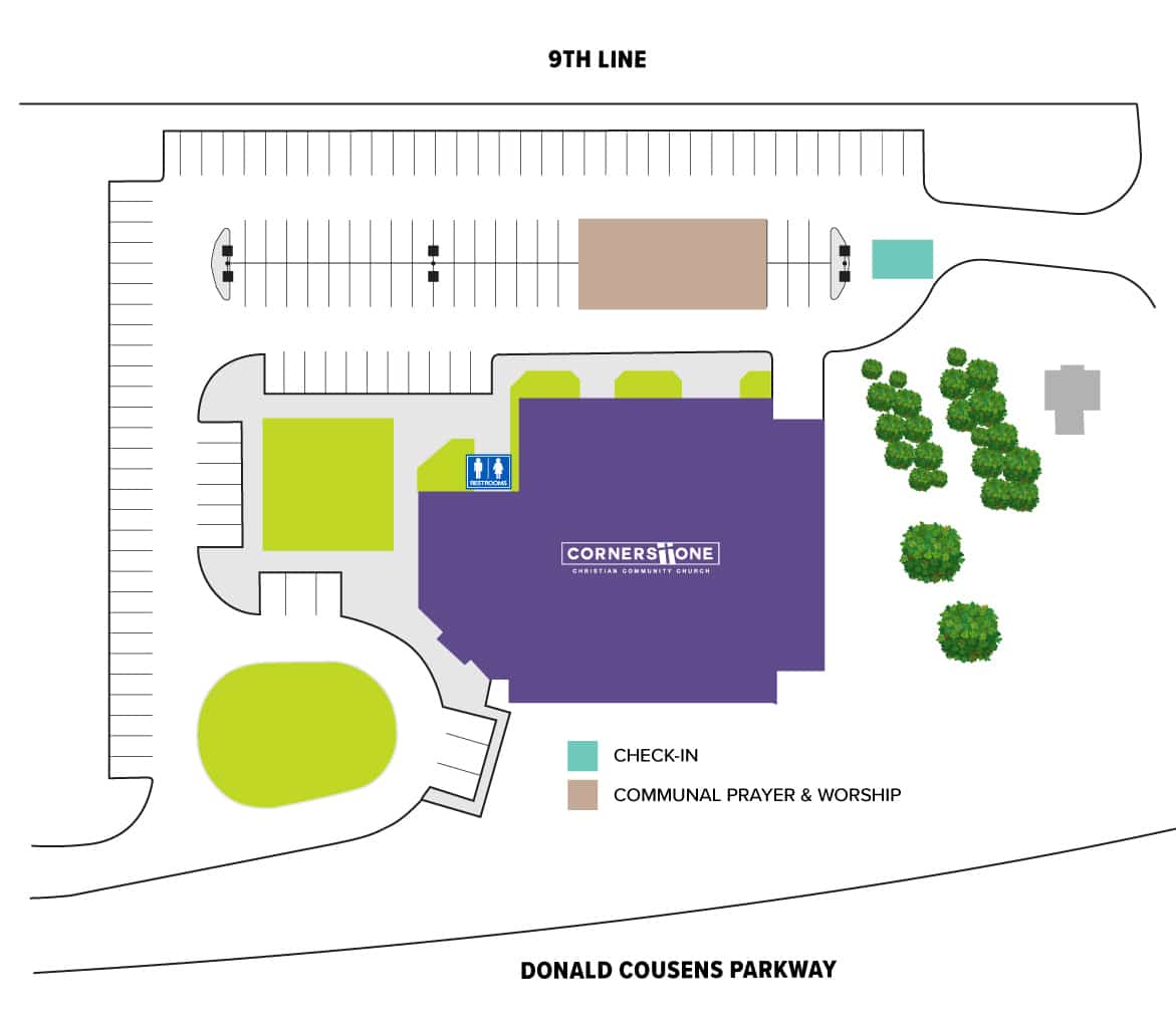 Cornerstone Outdoor Map