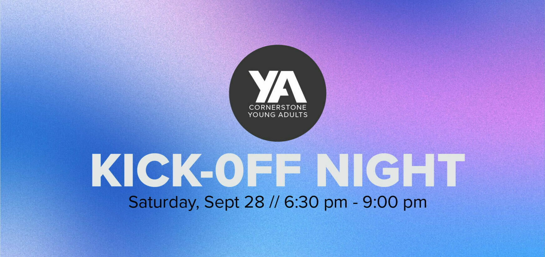 YA Kick off event